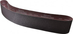 Norton - 4" Wide x 54" OAL, 50 Grit, Aluminum Oxide Abrasive Belt - Aluminum Oxide, Coarse, Coated, X Weighted Cloth Backing, Series R228 - Industrial Tool & Supply