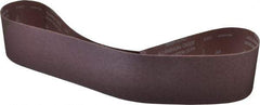 Norton - 4" Wide x 54" OAL, 60 Grit, Aluminum Oxide Abrasive Belt - Aluminum Oxide, Medium, Coated, X Weighted Cloth Backing, Series R228 - Industrial Tool & Supply