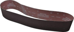 Norton - 4" Wide x 54" OAL, 80 Grit, Aluminum Oxide Abrasive Belt - Aluminum Oxide, Medium, Coated, X Weighted Cloth Backing, Series R228 - Industrial Tool & Supply