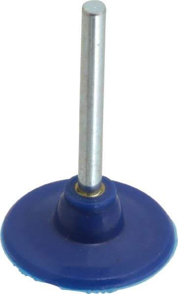 Value Collection - 1" Diam Adhesive/PSA Disc Backing Pad - 1/8" Shank Diam, 18,000 RPM - Industrial Tool & Supply
