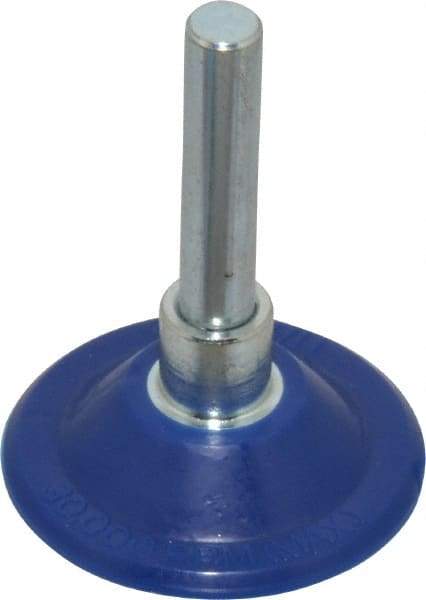 Value Collection - 1-1/2" Diam Adhesive/PSA Disc Backing Pad - 1/4" Shank Diam, 15,000 RPM - Industrial Tool & Supply