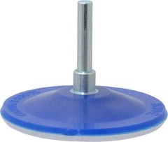 Value Collection - 3" Diam Adhesive/PSA Disc Backing Pad - 1/4" Shank Diam, 10,000 RPM - Industrial Tool & Supply