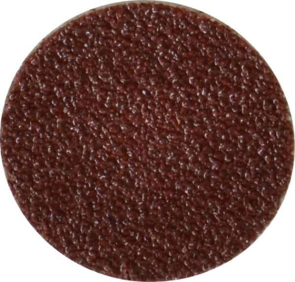 Made in USA - 3/4" Diam, 80 Grit Aluminum Oxide Adhesive PSA Disc - Medium Grade, Cloth Backing, For Low Speed Dual-Action Sanders, Random Orbital Sanders - Industrial Tool & Supply