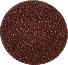 Made in USA - 3/4" Diam, 80 Grit Aluminum Oxide Adhesive PSA Disc - Medium Grade, Cloth Backing, For Low Speed Dual-Action Sanders, Random Orbital Sanders - Industrial Tool & Supply