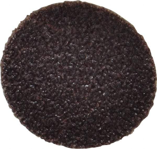 Made in USA - 1" Diam, 60 Grit Aluminum Oxide Adhesive PSA Disc - Medium Grade, Cloth Backing, For Low Speed Dual-Action Sanders, Random Orbital Sanders - Industrial Tool & Supply