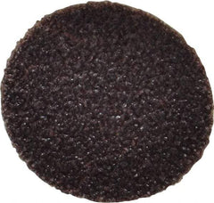 Made in USA - 1" Diam, 60 Grit Aluminum Oxide Adhesive PSA Disc - Medium Grade, Cloth Backing, For Low Speed Dual-Action Sanders, Random Orbital Sanders - Industrial Tool & Supply