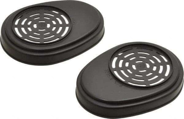 MSA - Filter Cover - Black, for Half and Full Facepieces - Industrial Tool & Supply
