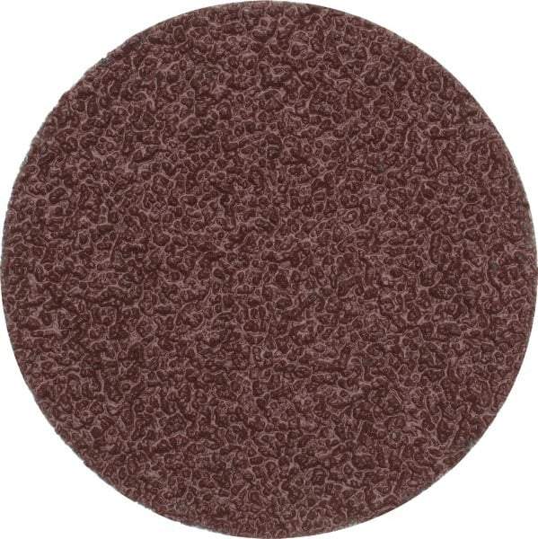 Made in USA - 3" Diam, 24 Grit Aluminum Oxide Adhesive PSA Disc - Very Coarse Grade, X Weighted Cloth Backing, For Low Speed Dual-Action Sanders, Random Orbital Sanders - Industrial Tool & Supply
