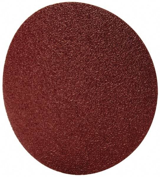 Made in USA - 8" Diam, 40 Grit Aluminum Oxide Adhesive PSA Disc - Coarse Grade, X Weighted Cloth Backing, For Low Speed Dual-Action Sanders, Random Orbital Sanders - Industrial Tool & Supply