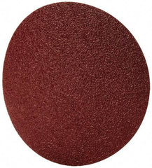 Made in USA - 8" Diam, 40 Grit Aluminum Oxide Adhesive PSA Disc - Coarse Grade, X Weighted Cloth Backing, For Low Speed Dual-Action Sanders, Random Orbital Sanders - Industrial Tool & Supply