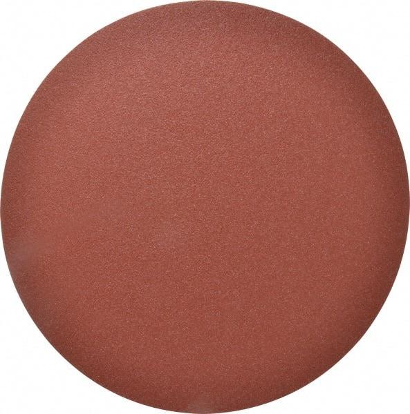 Made in USA - 12" Diam, 60 Grit Aluminum Oxide Adhesive PSA Disc - Medium Grade, X Weighted Cloth Backing, For Low Speed Dual-Action Sanders, Random Orbital Sanders - Industrial Tool & Supply