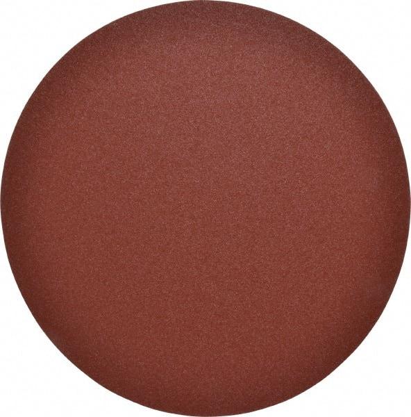 Made in USA - 12" Diam, 80 Grit Aluminum Oxide Adhesive PSA Disc - Medium Grade, X Weighted Cloth Backing, For Low Speed Dual-Action Sanders, Random Orbital Sanders - Industrial Tool & Supply