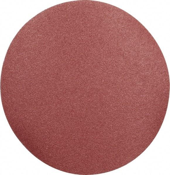 Made in USA - 15" Diam, 50 Grit Aluminum Oxide Adhesive PSA Disc - Coarse Grade, X Weighted Cloth Backing, For Low Speed Dual-Action Sanders, Random Orbital Sanders - Industrial Tool & Supply