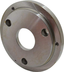 Buck Chuck Company - Adapter Back Plate for 8" Diam Self Centering Lathe Chucks - A1/A2-6 Mount, 2.39" Through Hole Diam, 6.283mm ID, 7.87" OD, 0.714" Flange Height, Steel - Industrial Tool & Supply