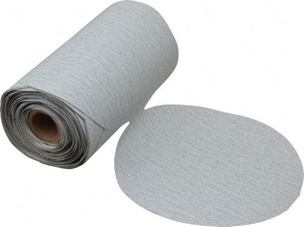 Made in USA - 6" Diam, 150 Grit Silicon Carbide Adhesive PSA Disc - Very Fine Grade, B Weighted Paper Backing, For Low Speed Dual-Action Sanders, Random Orbital Sanders - Industrial Tool & Supply