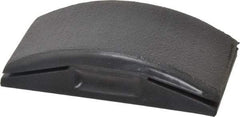 Value Collection - Sanding Block - 1-1/4" Deep, Natural Rubber, Compatible with Standard Size Sandpaper - Industrial Tool & Supply