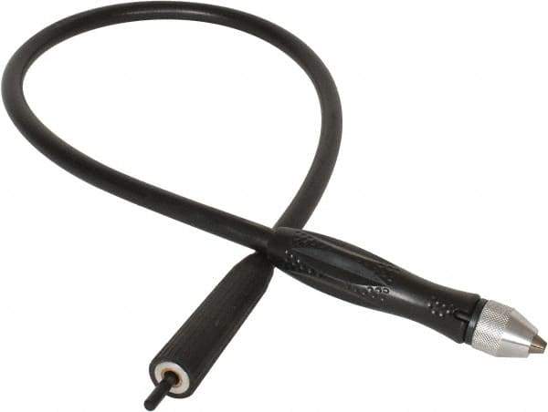 Dico - 40" Long x 3/8-24 Thread Size Flexible Motor Shaft - Compatible with 1/4" Shaft Diam, Converts Drill & Bench Motors to Flex Shaft - Industrial Tool & Supply