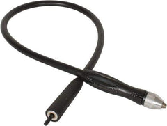 Dico - 40" Long x 3/8-24 Thread Size Flexible Motor Shaft - Compatible with 1/4" Shaft Diam, Converts Drill & Bench Motors to Flex Shaft - Industrial Tool & Supply