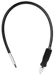 Dico - 52" Long x 3/8-24 Thread Size Flexible Motor Shaft - Compatible with 1/4" Shaft Diam, Converts Drill & Bench Motors to Flex Shaft - Industrial Tool & Supply