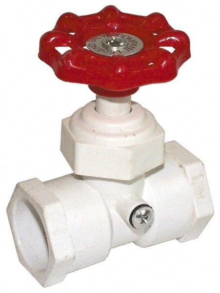 Legend Valve - 3/4" Pipe, 100 psi WOG Rating, PVC Stop & Waste Valve - Industrial Tool & Supply
