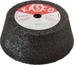 Made in USA - 6" Diam, 2" Overall Thickness, 62 Grit, Type 11 Tool & Cutter Grinding Wheel - Medium Grade, Aluminum Oxide, Q Hardness, 6,050 RPM - Industrial Tool & Supply