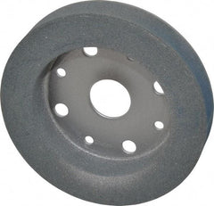 Norton - 6" Diam, 4" Hole Size, 1" Overall Thickness, 120 Grit, Type 2 Tool & Cutter Grinding Wheel - Fine Grade, Silicon Carbide, I Hardness, Vitrified Bond, 3,600 RPM - Industrial Tool & Supply