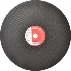 Made in USA - 16" 36 Grit Aluminum Oxide Cutoff Wheel - 5/32" Thick, 1" Arbor, 3,820 Max RPM, Use with Stationary Tools - Industrial Tool & Supply