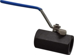 Midwest Control - 3/4" Pipe, Carbon Steel Standard Ball Valve - 1 Piece, Inline - One Way Flow, FNPT x FNPT Ends, Lever Handle, 1,000 WOG - Industrial Tool & Supply