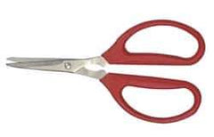 Clauss - 1-1/2" LOC, 6-1/4" OAL Stainless Steel Standard Shears - Ambidextrous, Plastic Straight Handle, For General Purpose Use - Industrial Tool & Supply