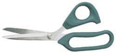 Clauss - 3-1/2" LOC, 9" OAL Stainless Steel Standard Shears - Ambidextrous, Offset Handle, For General Purpose Use - Industrial Tool & Supply