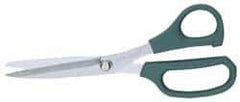 Clauss - 3-1/4" LOC, 8" OAL Stainless Steel Standard Shears - Ambidextrous, Straight Handle, For General Purpose Use - Industrial Tool & Supply