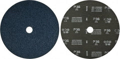 Camel Grinding Wheels - 9" Diam 7/8" Hole 36 Grit Fiber Disc - Very Coarse Grade, Zirconia Alumina, 6,600 Max RPM - Industrial Tool & Supply