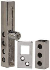 American Lock - 2-3/8" Long x 3/4" Wide, Locking Slide Bolt Hasp - Hardened Steel - Industrial Tool & Supply