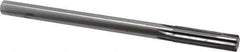 Made in USA - 0.6" Carbide-Tipped 6 Flute Chucking Reamer - Straight Flute, 9/16" Straight Shank, 2-1/4" Flute Length, 9" OAL - Industrial Tool & Supply