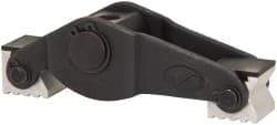 Gibraltar - 3/8" Stud, 2.13" Max Clamping Height, Steel, Adjustable & Self-Positioning Strap Clamp - 4.55" Long, 1-1/2" Wide, 1-1/2" High, 2.36" Heel to Stud Center - Industrial Tool & Supply