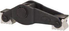 Gibraltar - 3/8" Stud, 2.13" Max Clamping Height, Steel, Adjustable & Self-Positioning Strap Clamp - 4.55" Long, 1-1/2" Wide, 1-1/2" High, 2.36" Heel to Stud Center - Industrial Tool & Supply