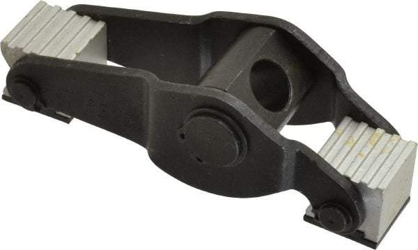 Gibraltar - 1/2" Stud, 2.13" Max Clamping Height, Steel, Adjustable & Self-Positioning Strap Clamp - 4.55" Long, 1-1/2" Wide, 1-1/2" High, 2.36" Heel to Stud Center - Industrial Tool & Supply