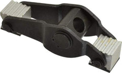 Gibraltar - 1/2" Stud, 2.13" Max Clamping Height, Steel, Adjustable & Self-Positioning Strap Clamp - 4.55" Long, 1-1/2" Wide, 1-1/2" High, 2.36" Heel to Stud Center - Industrial Tool & Supply