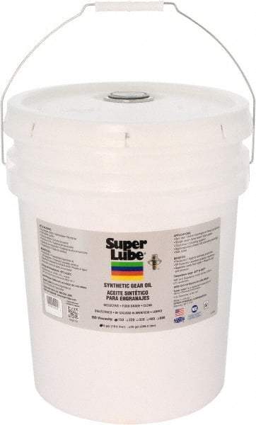 Synco Chemical - 5 Gal Pail, Synthetic Gear Oil - -45°F to 450°F, ISO 150 - Industrial Tool & Supply