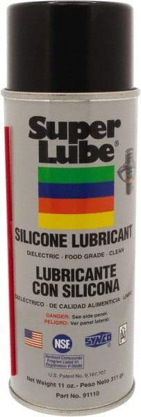 Synco Chemical - 11 oz Aerosol Silicone Lubricant - Food Grade - Industrial Tool & Supply