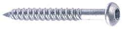 Made in USA - 5/16" Diam, 2-1/4" Torx Drive, Concrete Screw & Masonry Fastener - Steel, Blue Climaseal Finish - Industrial Tool & Supply