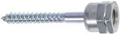 ITW Buildex - 1/2" Zinc-Plated Steel Vertical (End Drilled) Mount Threaded Rod Anchor - 5/8" Diam x 3" Long, 2,060 Lb Ultimate Pullout, For Use with Wood - Industrial Tool & Supply