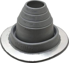 ITW Buildex - Metal Roof Flashing for 1-3/4 to 3-3/4" Pipe - 250°F Max Working Temp - Industrial Tool & Supply