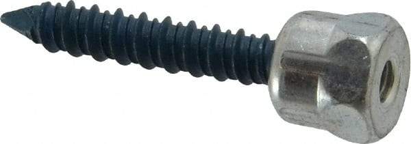 Buildex - 1/4" Zinc-Plated Steel Vertical (End Drilled) Mount Threaded Rod Anchor - 5/8" Diam x 1-1/2" Long, 2,810 Lb Ultimate Pullout, For Use with Concrete/Masonry - Industrial Tool & Supply