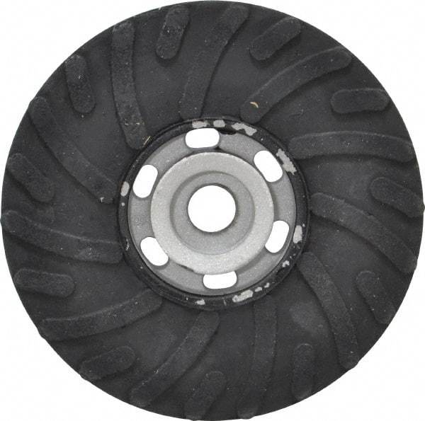 Norton - 5" Diam Locking Nut Disc Backing Pad - Medium Density, 10,000 RPM - Industrial Tool & Supply