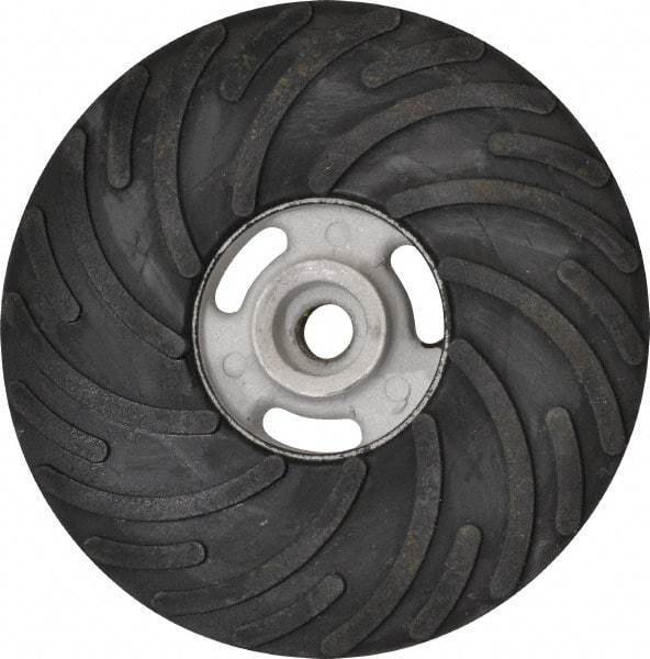 Norton - 7" Diam Locking Nut Disc Backing Pad - Hard Density, 8,600 RPM - Industrial Tool & Supply