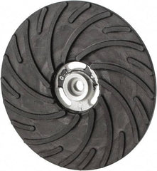 Norton - 9" Diam Locking Nut Disc Backing Pad - Hard Density, 6,600 RPM - Industrial Tool & Supply