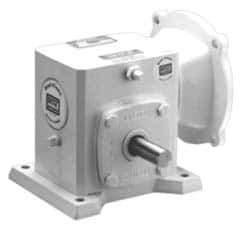 Boston Gear - 1.33 Centerline Distance, 60:1, 1/6 Input Horsepower, 201 Lbs. Max Torque, Speed Reducer - 56C NEMA - Industrial Tool & Supply