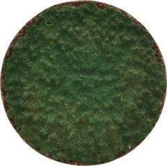 Norton - 1" Disc Diam, 36 Grit, Zirconia Alumina Quick Change Disc - Type S Attaching System, Coated, Very Coarse Grade, R821 Series - Industrial Tool & Supply