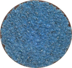 Norton - 1-1/2" Disc Diam, 36 Grit, Zirconia Alumina Quick Change Disc - Type S Attaching System, Coated, Brown, Very Coarse Grade, R821 Series - Industrial Tool & Supply